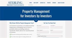 Desktop Screenshot of managedbysterling.com